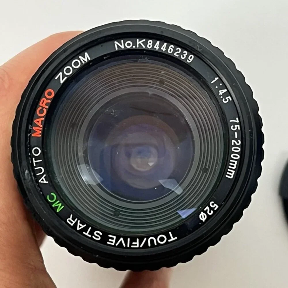 Tou/Five Star Macro Zoom Lens 75-200mm f1:4.5‎ for Canon FD Mount Untested